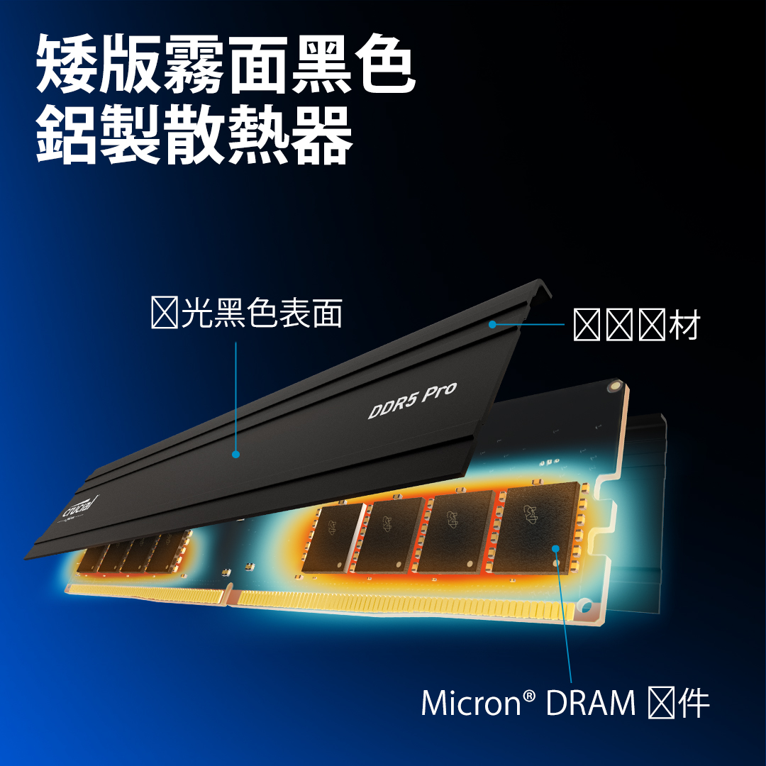 Crucial Pro 32GB Kit (16GBx2) DDR5-6000 UDIMM- view 4